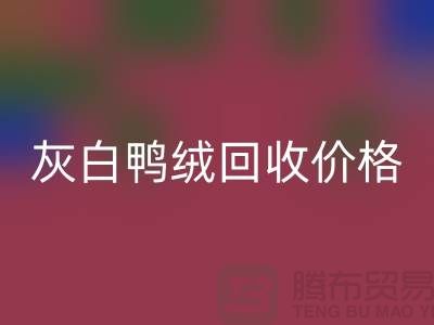 灰白鴨絨回收價格:環(huán)保與時尚的完美結(jié)合-杭州羽絨回收廠家