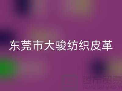 東莞市大駿紡織皮革有限公司（紡織皮革廠家）