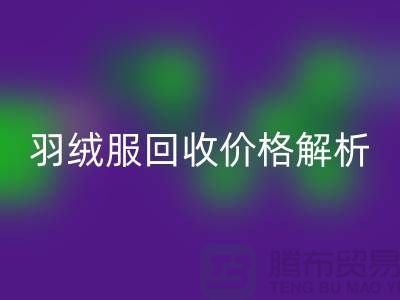 羽絨服回收價格解析：舊羽絨服回收多少錢一噸？上海騰布貿易