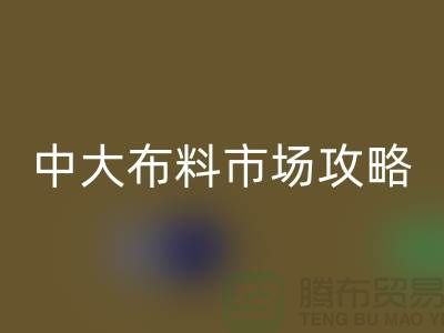 去廣州中大布料市場怎么走?中大布料市場攻略