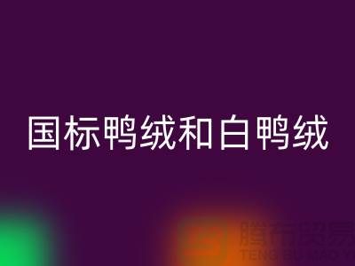 新國(guó)標(biāo)鴨絨和白鴨絨的區(qū)別