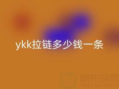 誰能告訴我,庫存ykk拉鏈多少錢一條